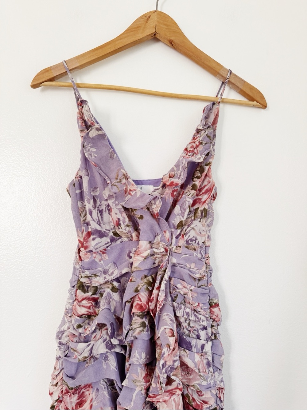 Astr Ruched Ruffle Maxi Dress
Size XS Nwot - Picture 5 of 11